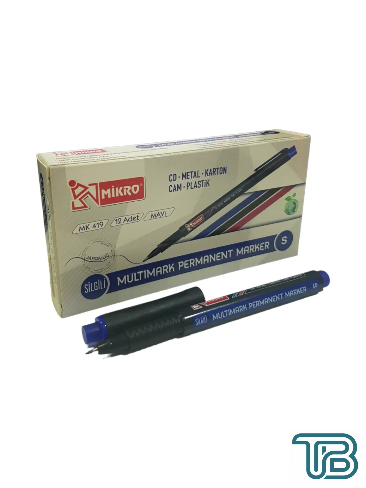 Mikro 419 CD Kalemi (S) Mavi 12 Adet