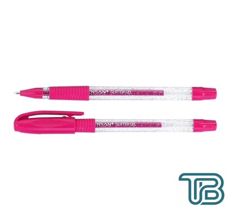 PENSAN PEMBE GLITTER SIMLI JEL 12 LI