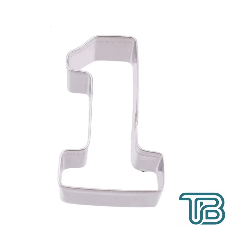 Kek Kurabiye Ve Pasta Kalıbı Metal 1 Sayı Büyük Boy Rakam 8.5 CM - Eminönü ToptanS | Ticaretin Kalbinden