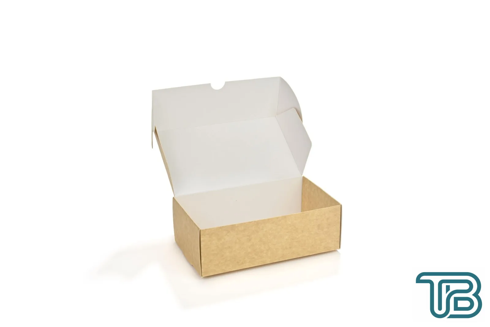 Kurabiye Kutusu Beyaz-Kraft 21 x 12 cm 25 Adet