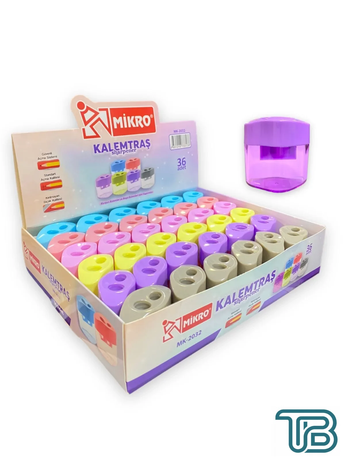 Mikro 2032 Kalemtıraş 36 Adet