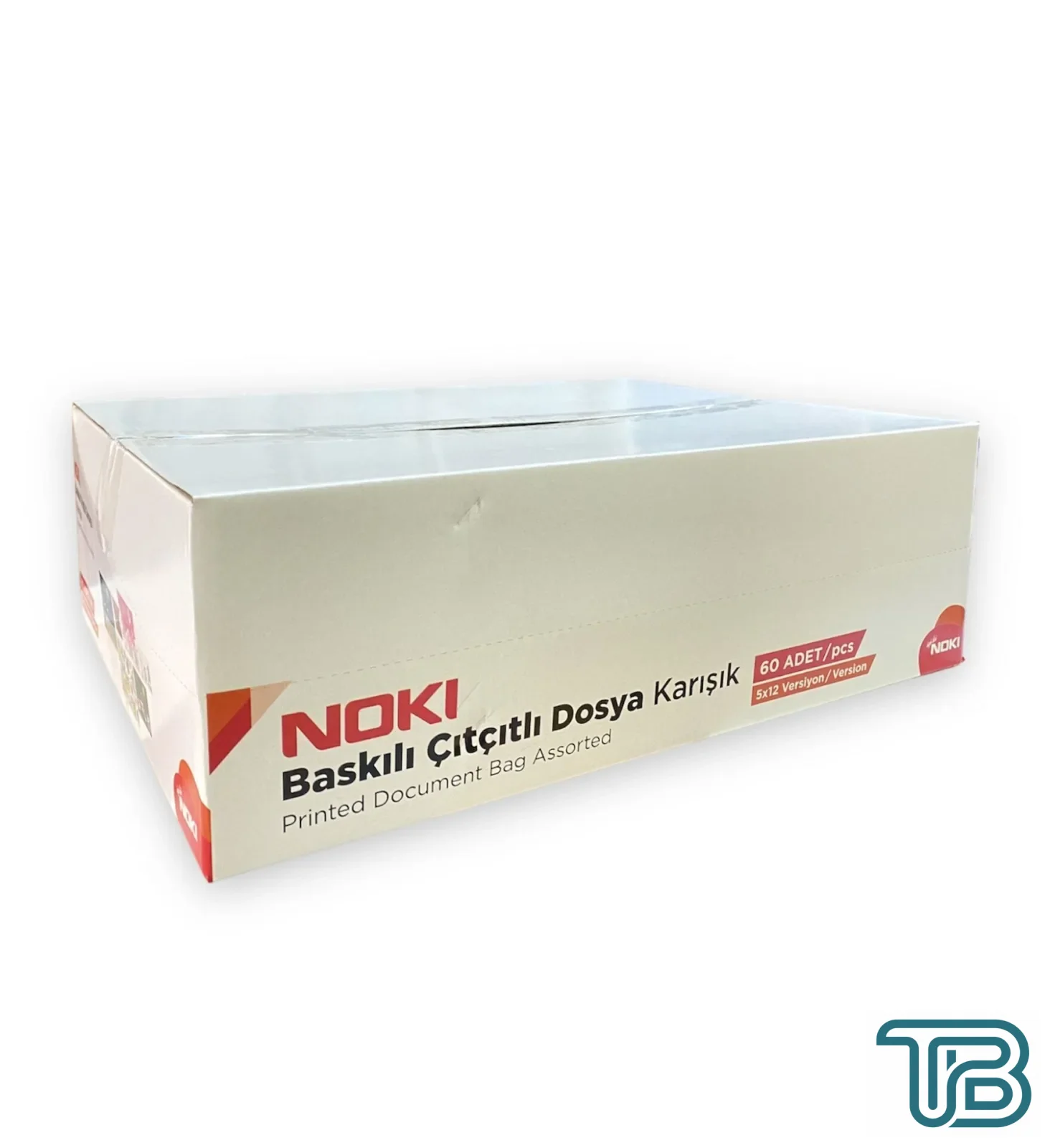 Noki 3105 Desenli Çıtçıtlı Dosya 60 Adet Karışık