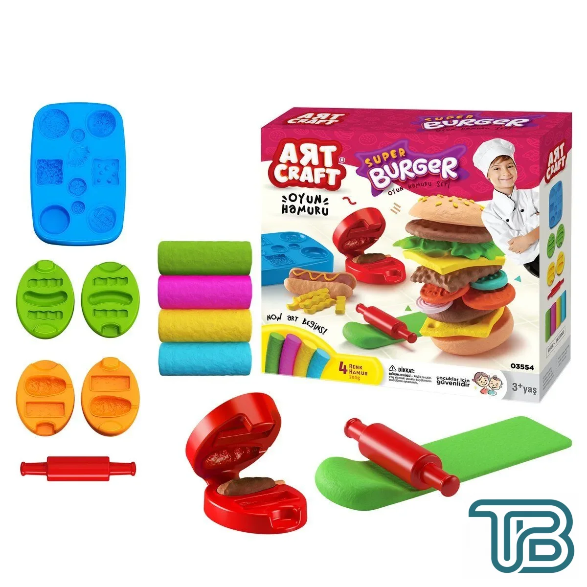 03554 HAMBURGER HAMUR SET 200GR