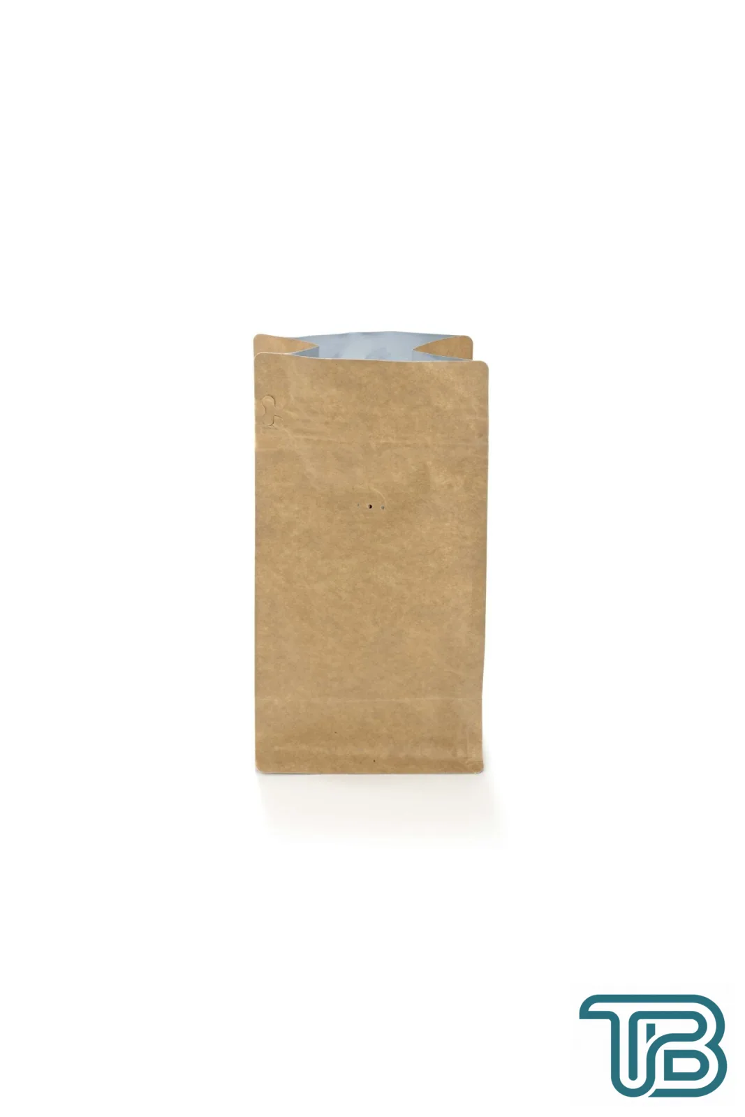 Valfli Flat Bottom Kraft Alüminyum Önden Kilitli Ambalaj 11,5x21,5+4 cm-250 gr. 50 Adet