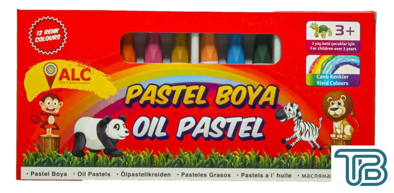 AP-001/ALC 12 RENK PASTEL BOYA