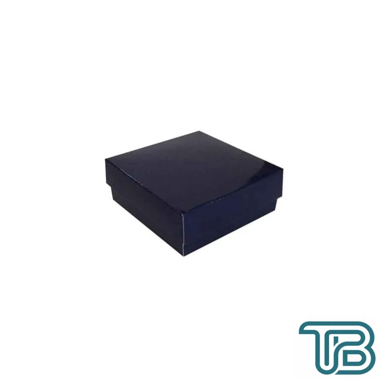 Komple Karton Kutu Düz Renk 8X8X3 CM (25 Adet) Lacivert - Eminönü ToptanS | Ticaretin Kalbinden