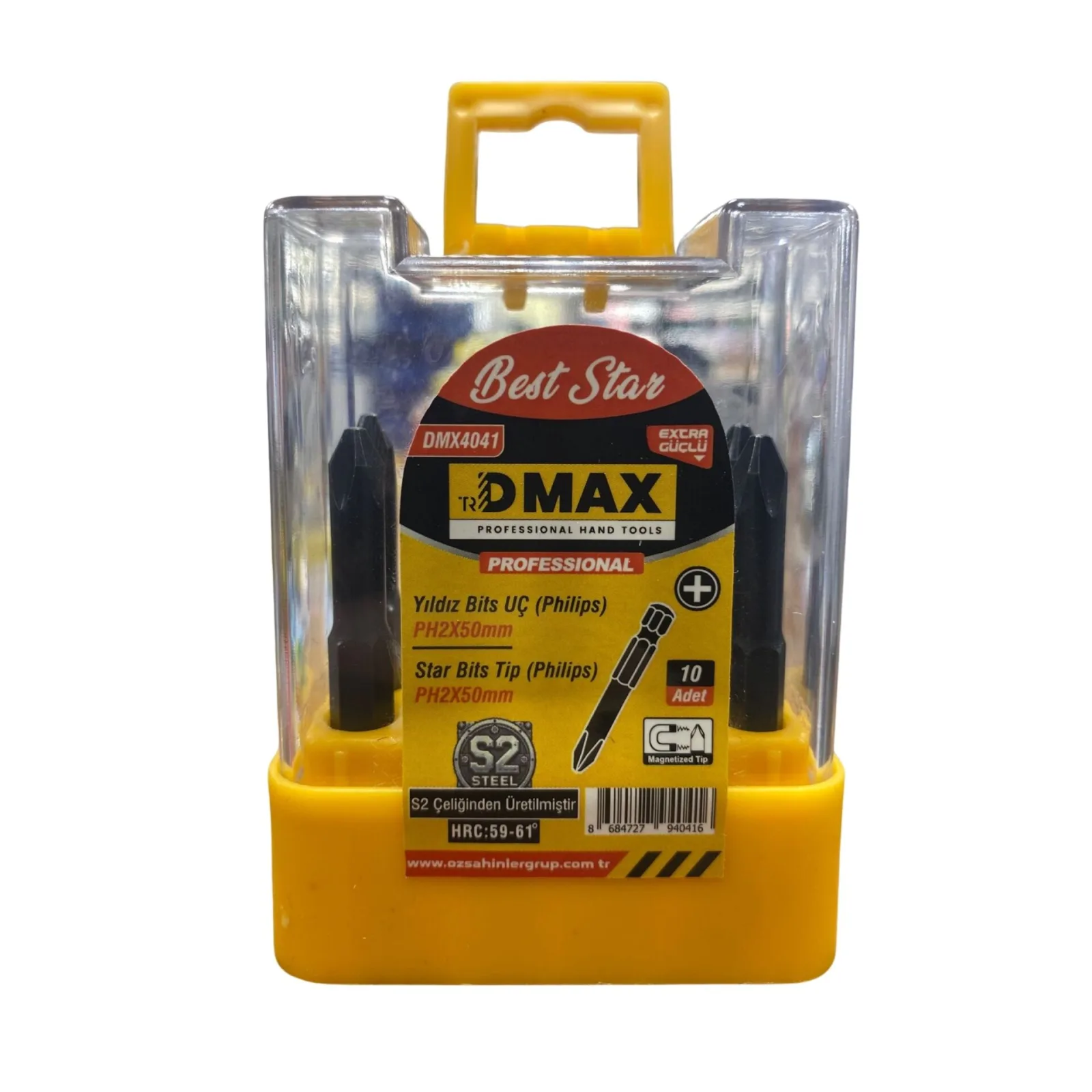 Dmax-4041 2x50mm Prof Bits Matkap Ucu 10lu*10X12
