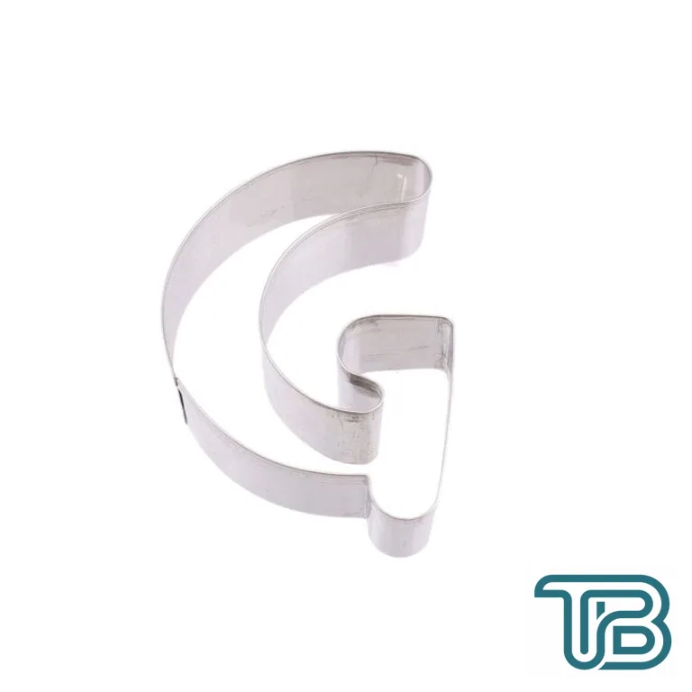 Kek Kurabiye Ve Pasta Kalıbı Metal G Harfİ Büyük Boy Alfabe 8.5 CM - Eminönü ToptanS | Ticaretin Kalbinden