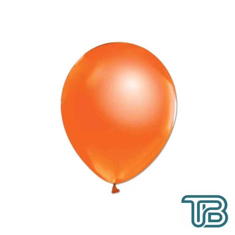 Metalik Balon 12 İnç Baskısız (100 Adet) Turuncu - Eminönü ToptanS | Ticaretin Kalbinden