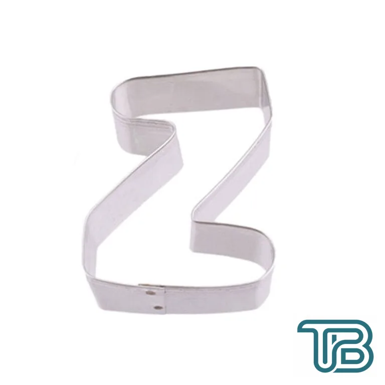 Kek Kurabiye Ve Pasta Kalıbı Metal Z Harfİ Büyük Boy Alfabe 8.5 CM - Eminönü ToptanS | Ticaretin Kalbinden