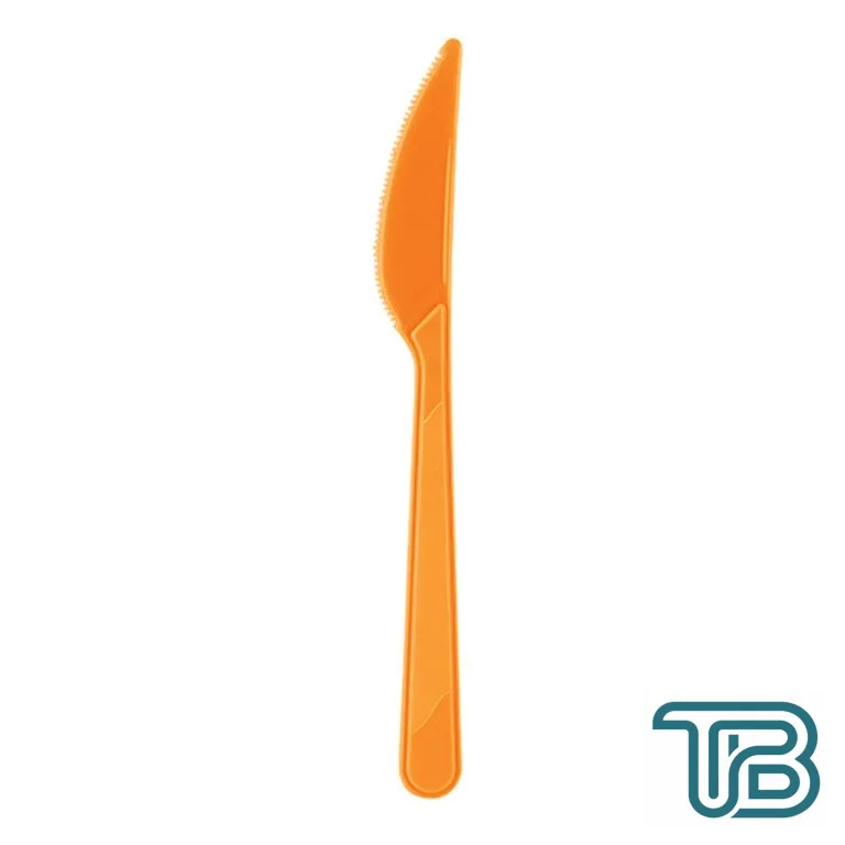 Bıçak Plastik (25 Adet) Turuncu - Eminönü ToptanS | Ticaretin Kalbinden