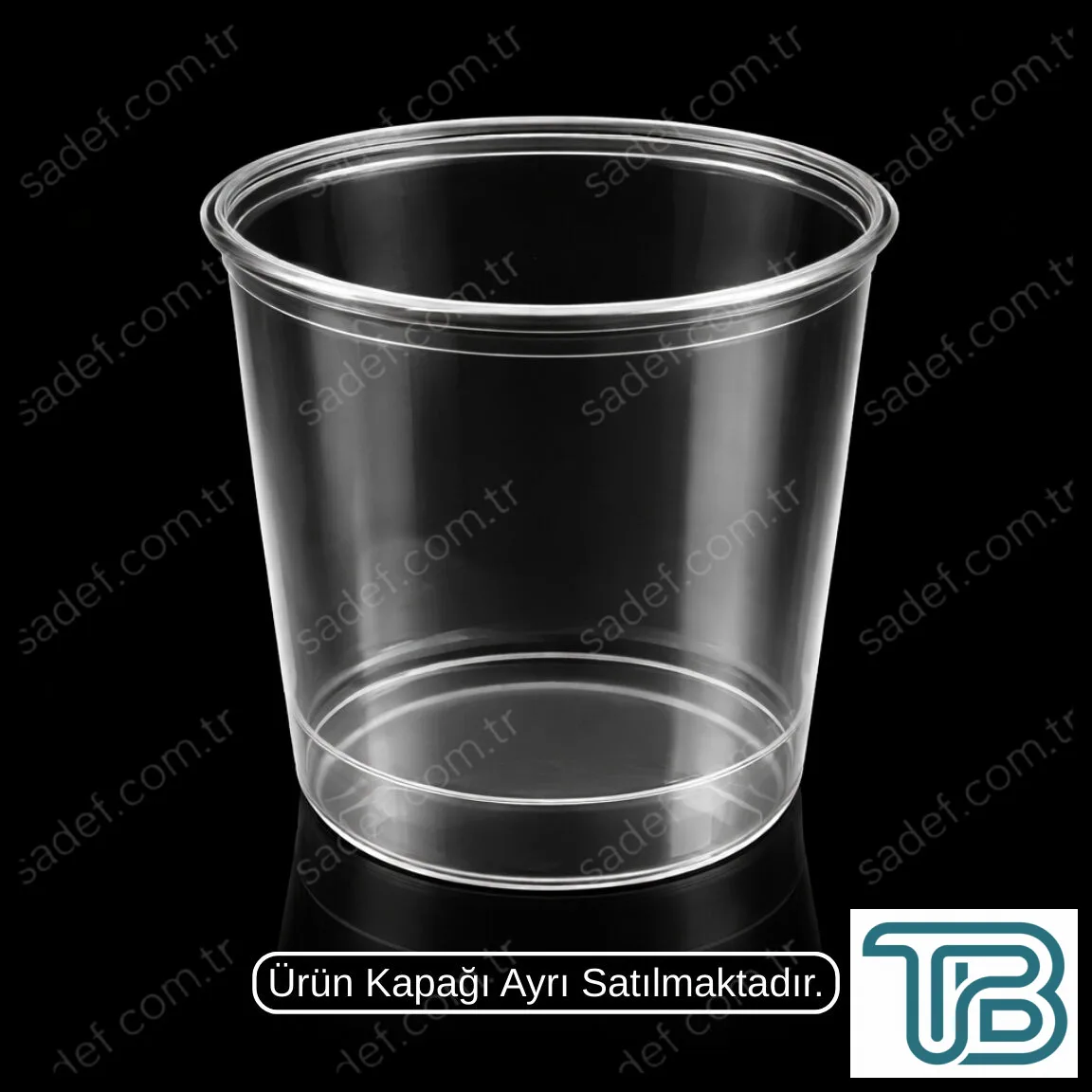 MAY357 380 CC BODEGA KAP ŞEFFAF 300 ADET