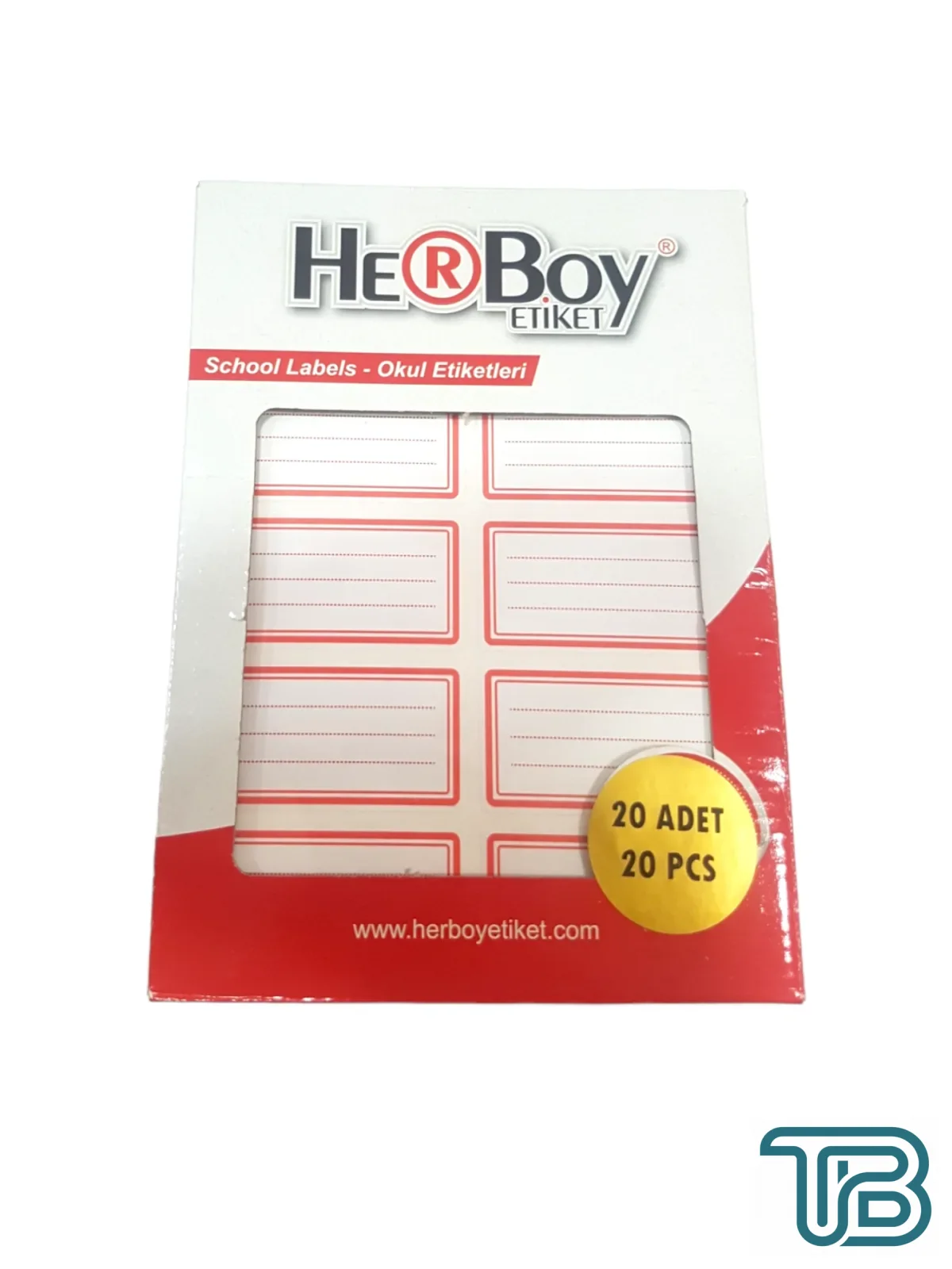 HERBOY OKUL ETIKETI 20 LI (20X40:800 ETIKET)