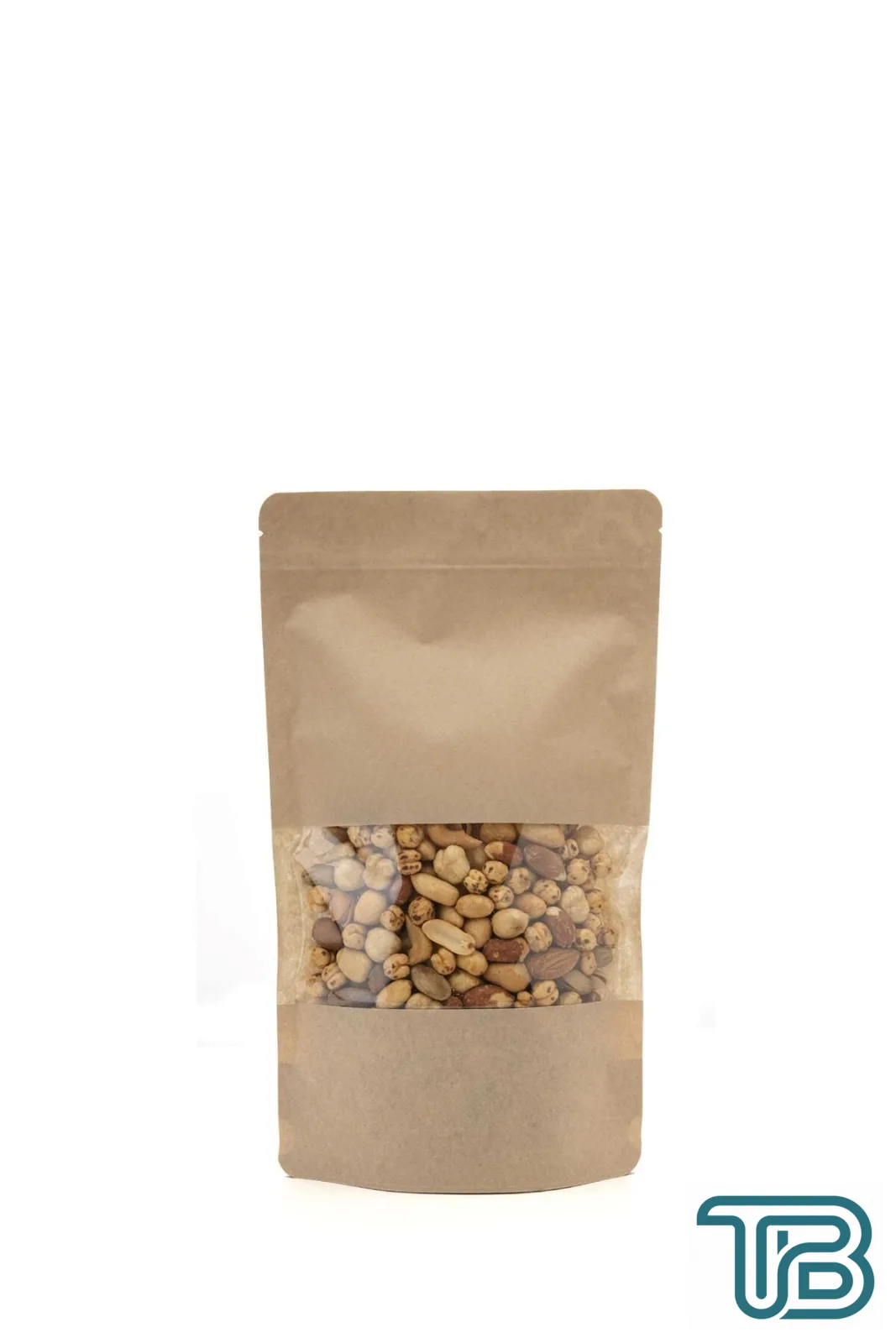 Pencereli Kraft Kilitli Doypack Ambalaj 13x22,5+3,5 cm-250 gr. 1350 Adet