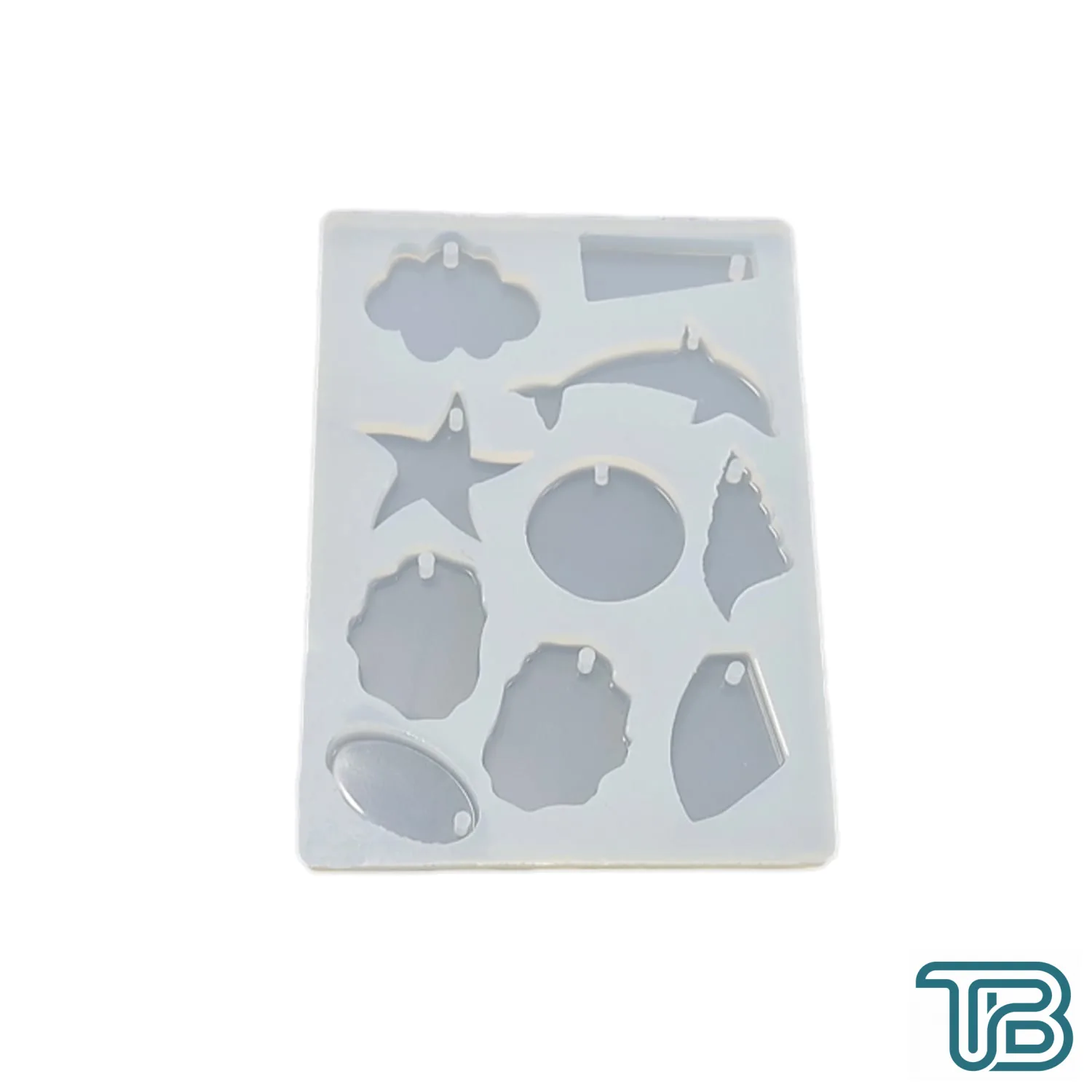 Epoksi Silikon Kalıp Onlu Kalıp Balık Ve Yıldızlı 15X10.5 CM E294 - Eminönü ToptanS | Ticaretin Kalbinden