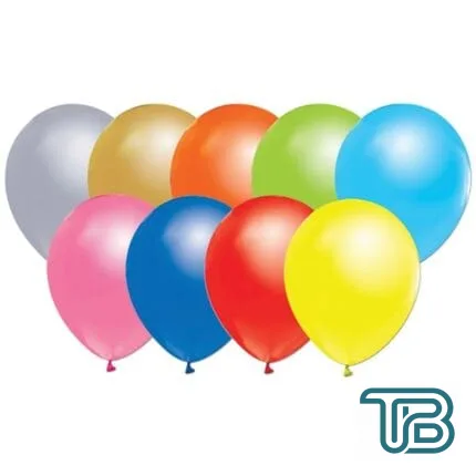 Metalik Balon 12 İnç Baskısız (100 Adet) Karışık Renk - Eminönü ToptanS | Ticaretin Kalbinden
