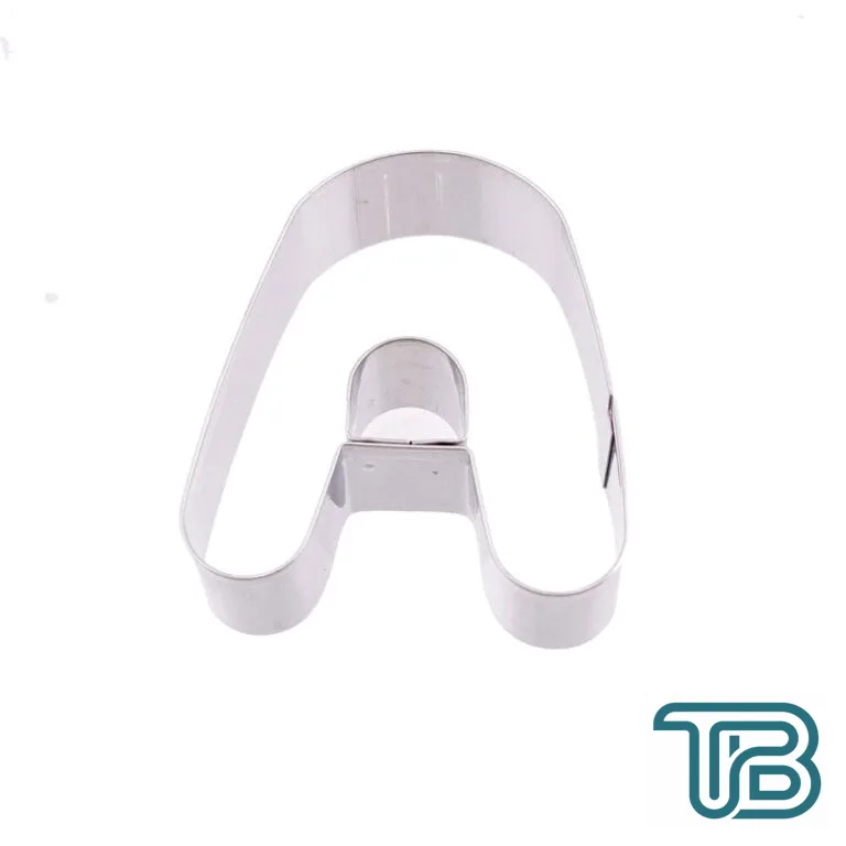 Kek Kurabiye Ve Pasta Kalıbı Metal A Harfİ Büyük Boy Alfabe 8.5 CM - Eminönü ToptanS | Ticaretin Kalbinden