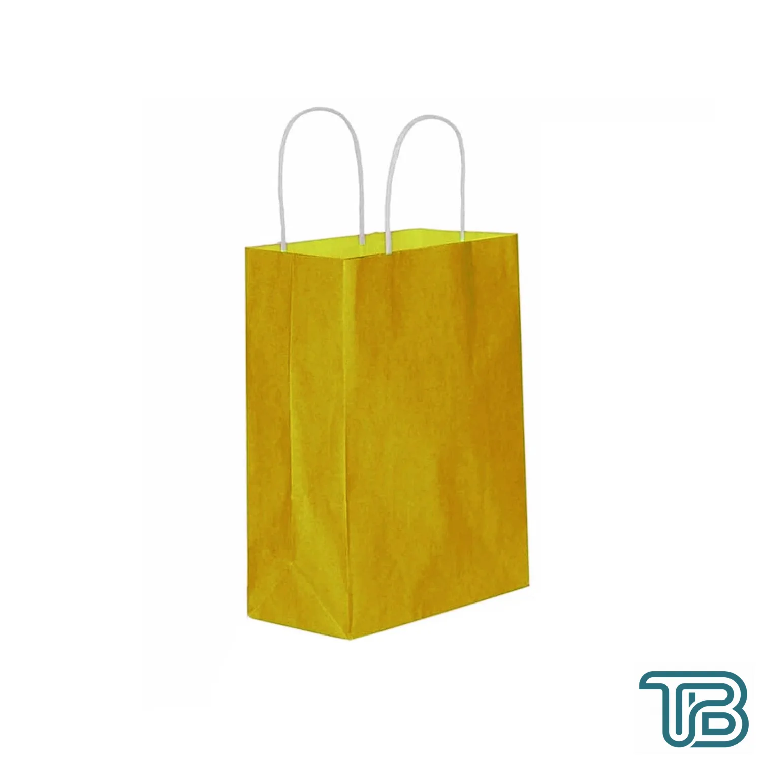 Kağıt Hediye Çantası Küçük Boy Düz Renk 18X24 Cm (25 Adet) Sarı - Eminönü ToptanS | Ticaretin Kalbinden