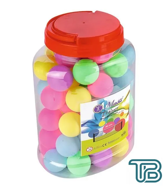 Masis P-TB-R Masa Tenisi Topu Renkli 60 Adet
