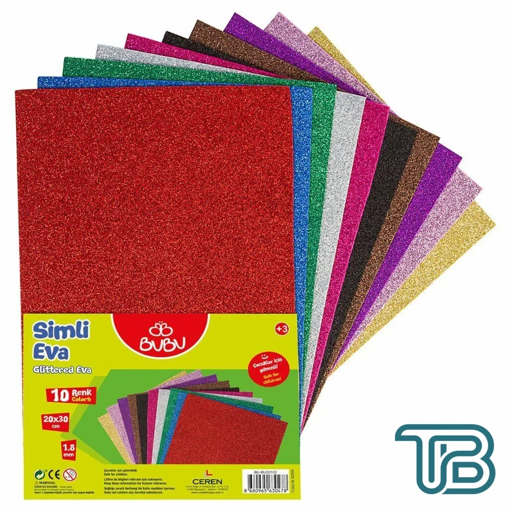BUBU-EV0037 SIMLI EVA 20X30 CM 10 RENK