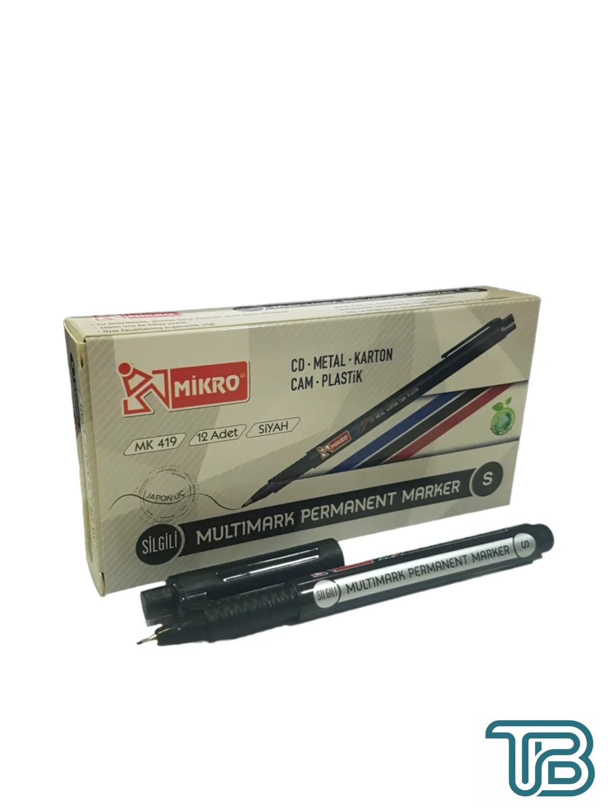 Mikro 419 CD Kalemi (S) Siyah 12 Adet
