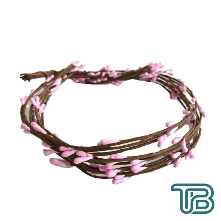 Çiçek Cipso (Taç Yapmak İçin) 65 Cm (50 Adet) Pembe - Eminönü ToptanS | Ticaretin Kalbinden