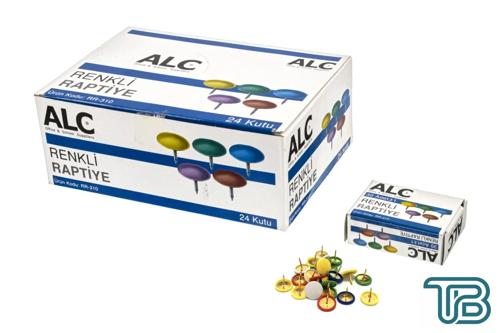 ALC Renkli Raptiye 24 kutulu 1 Paket
