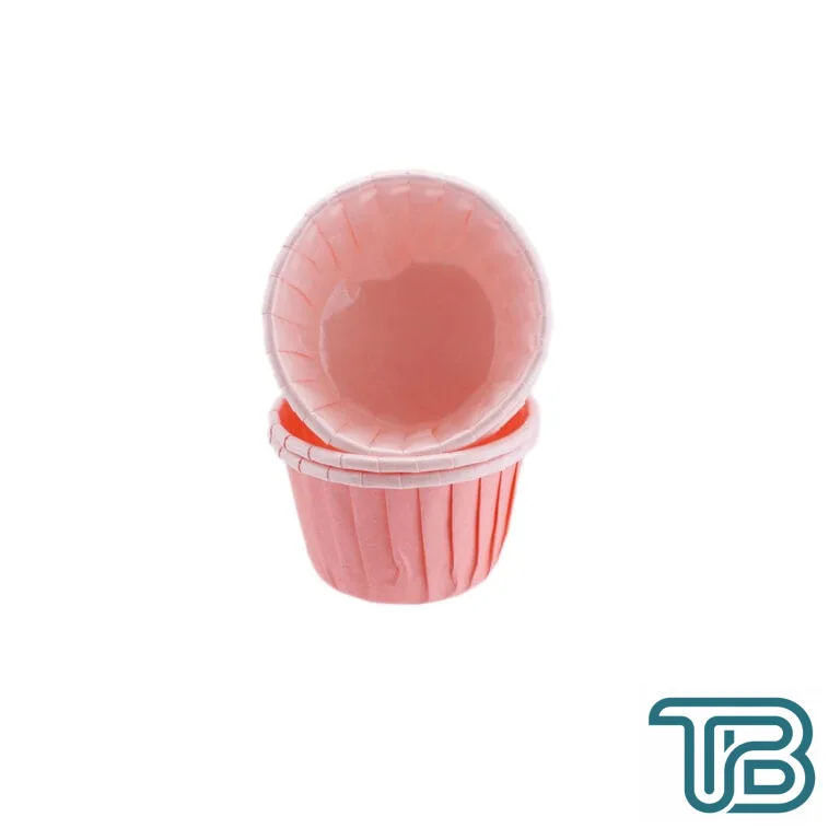 Cupcake Kalıbı Küçük Boy Düz Renk 44X35 MM (50 Adet) Pembe - Eminönü ToptanS | Ticaretin Kalbinden