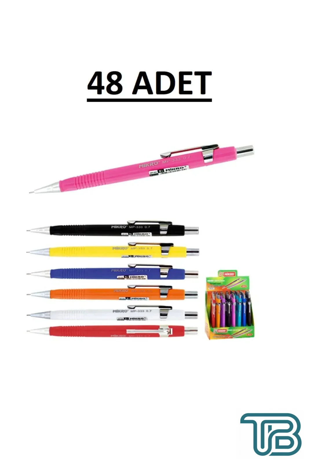Mikro 333 Versatil Kalem 48 Adet