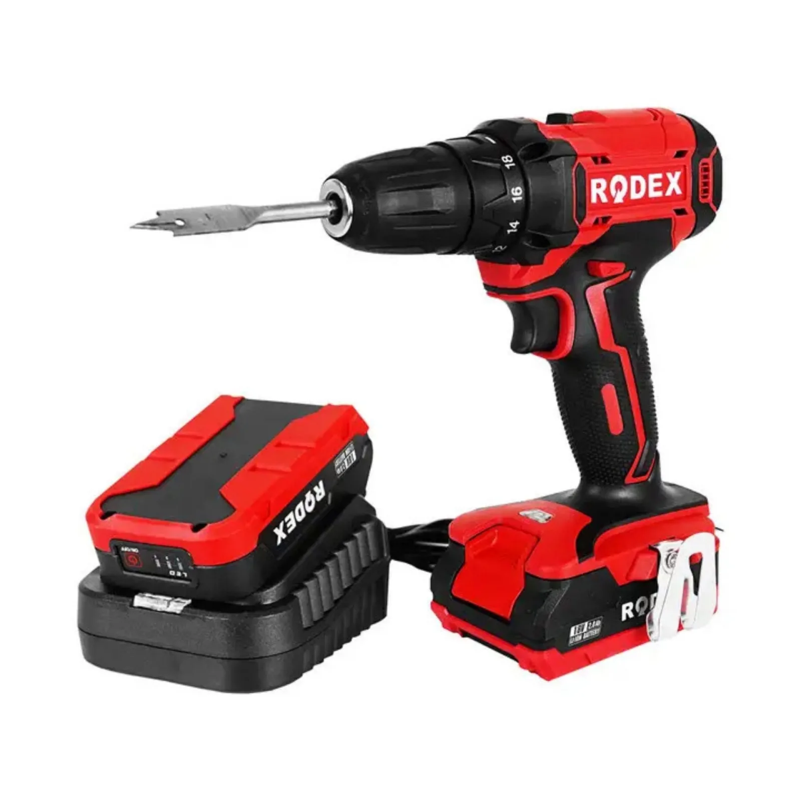 Rodex RDX3365 Akülü Matkap 16.8W 10MM 2A Li-ion*5