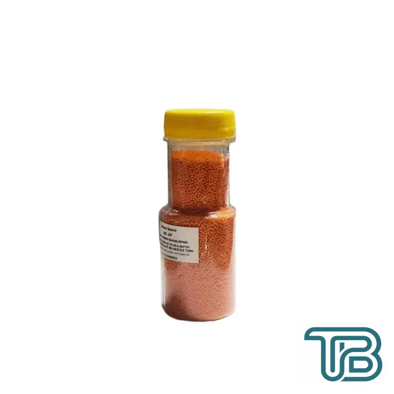 Pasta Süsleme Şekeri (Kaskas Yenilebilir Kum Şeker) 100 GR Turuncu - Eminönü ToptanS | Ticaretin Kalbinden