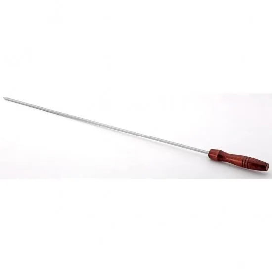 Tkn Ağaç Saplı 60cm Patlıcan Kare Şiş*100