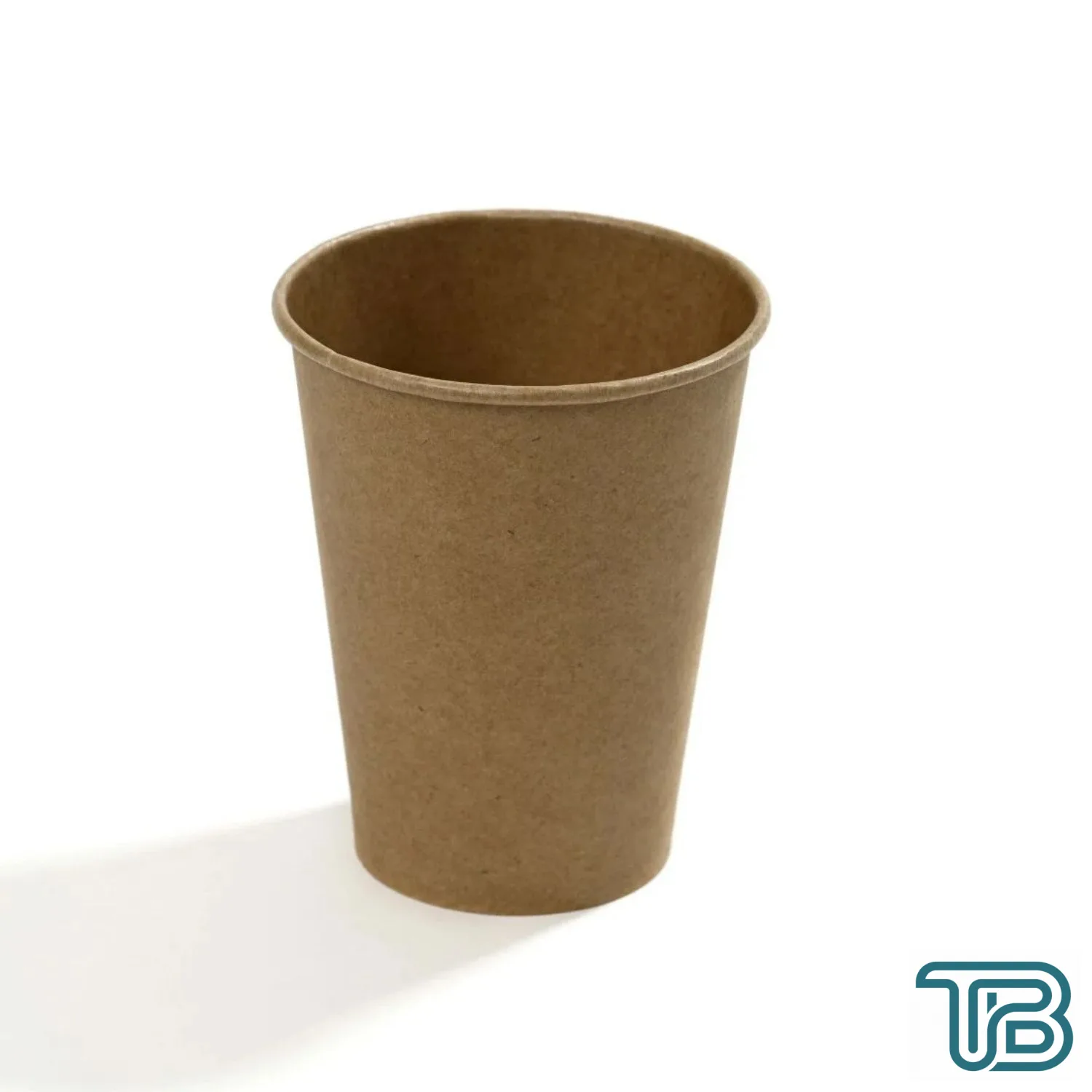 14 oz Single Wall Karton Bardak (Kraft) 50 Adet