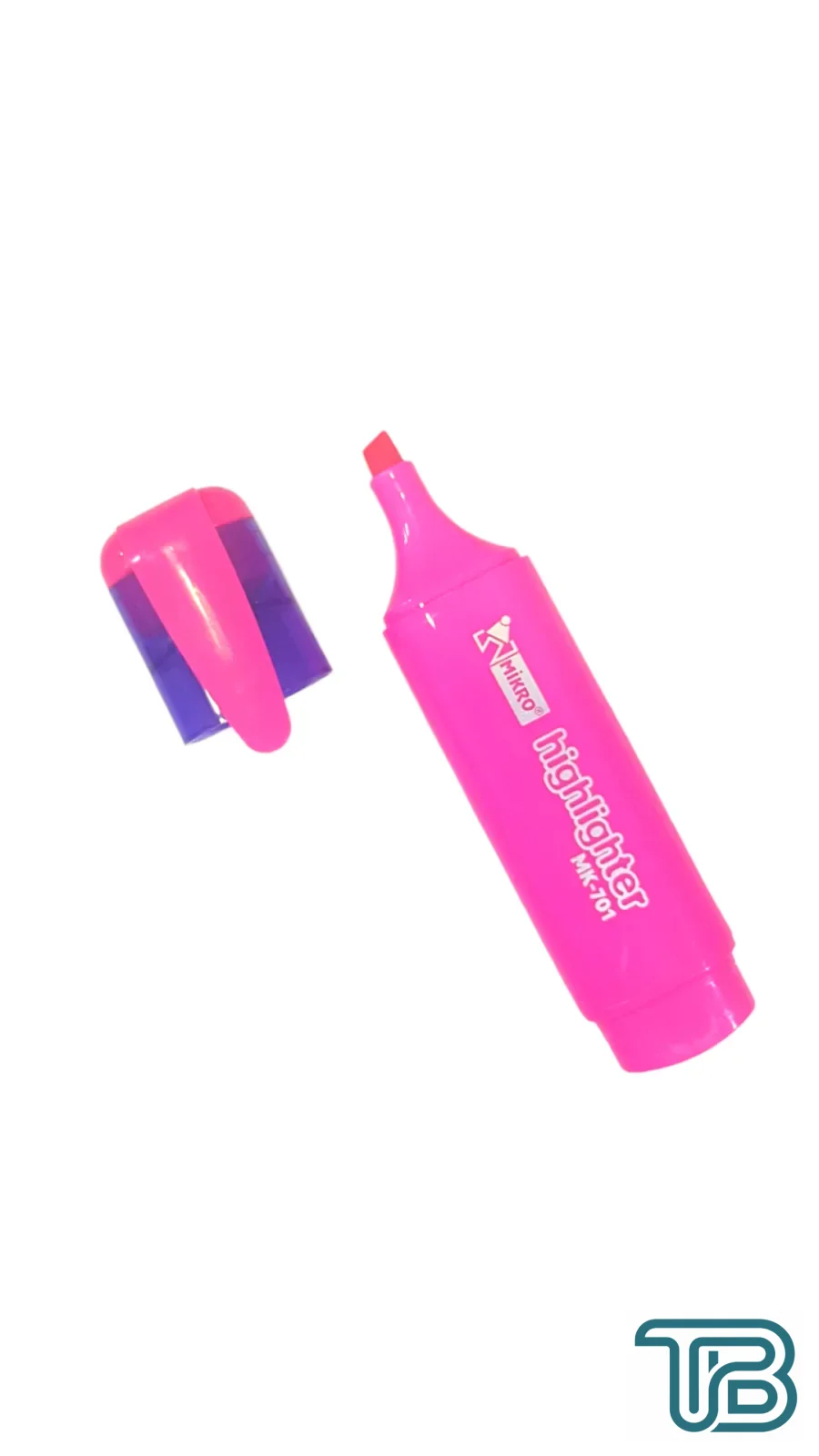 Mikro 701 Fosforlu Kalem Pembe 12 Adet