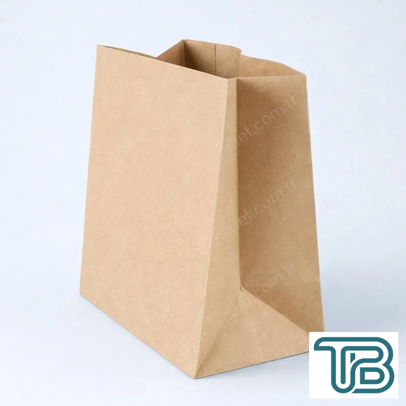 SAPSIZ KRAFT KAĞIT TORBA 28X28X16 CM 100 ADET