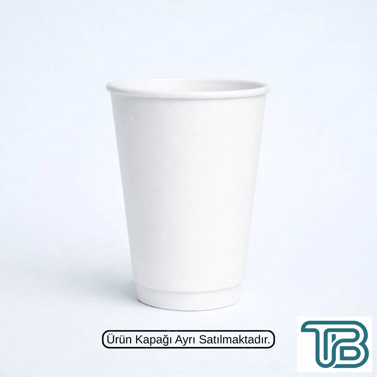 BEYAZ DOUBLE WALL ARNES 14 OZ BASKISIZ KARTON BARDAK SICAK 500 ADET