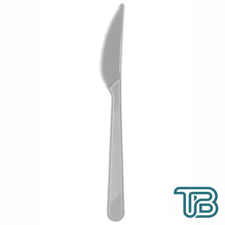 Bıçak Plastik (25 Adet) Gümüş - Eminönü ToptanS | Ticaretin Kalbinden