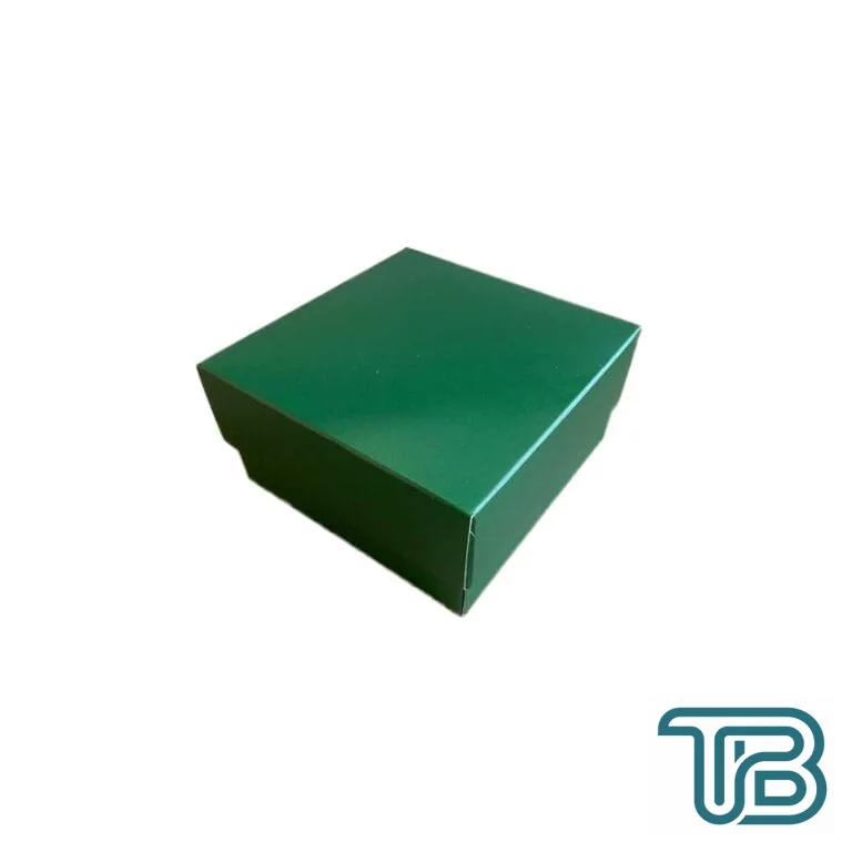 Komple Karton Kutu Düz Renk 10X10x5 CM (25 Adet) Yeşil - Eminönü ToptanS | Ticaretin Kalbinden