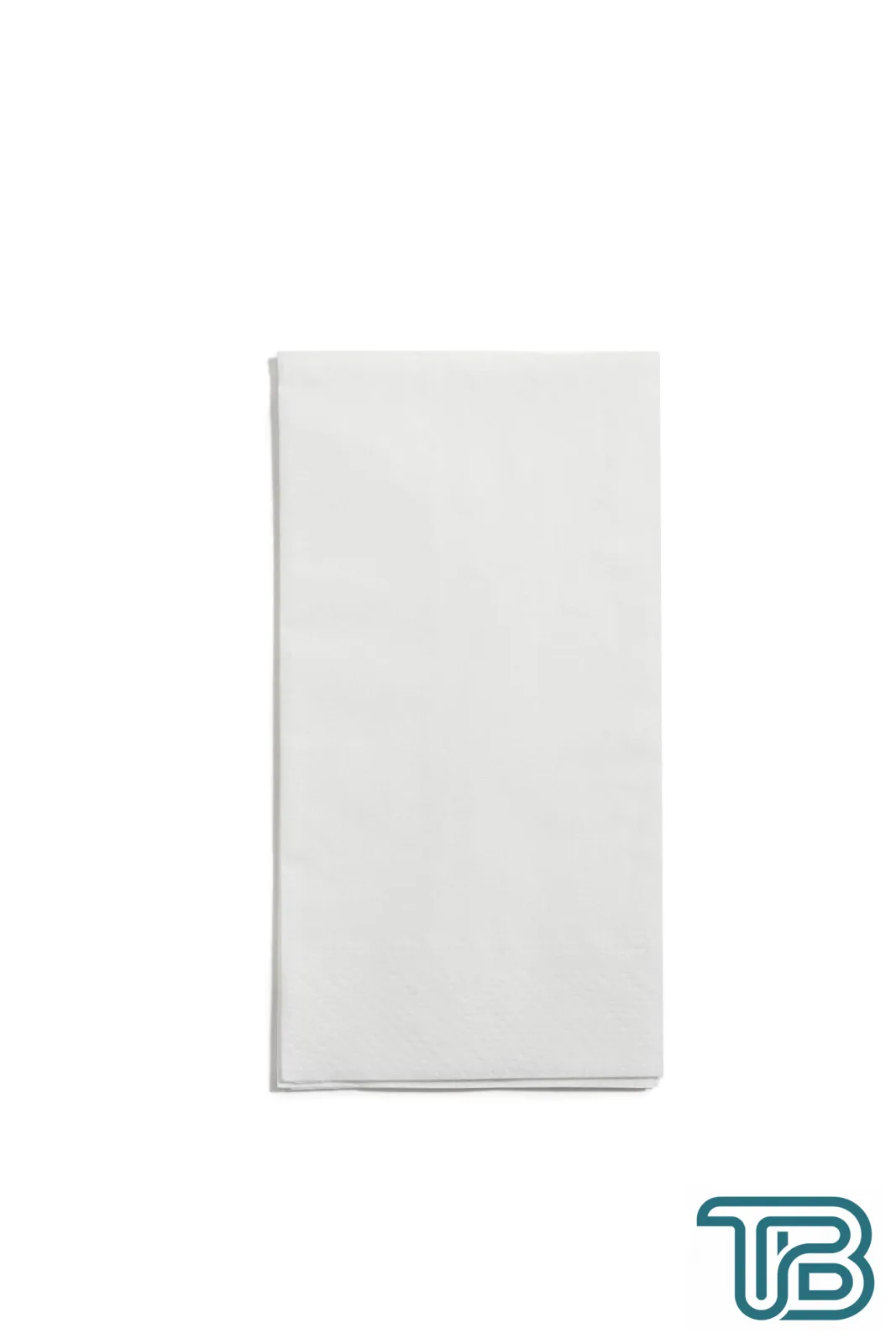 Çift Kat Beyaz Garson Katlama Peçete 1/8 40x40 cm (Açık hali) 100 Adet