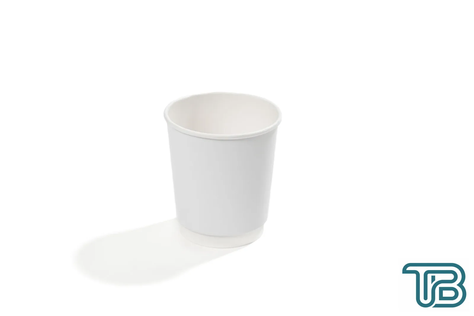 8 oz Double Wall Karton Bardak (Beyaz) 50 Adet