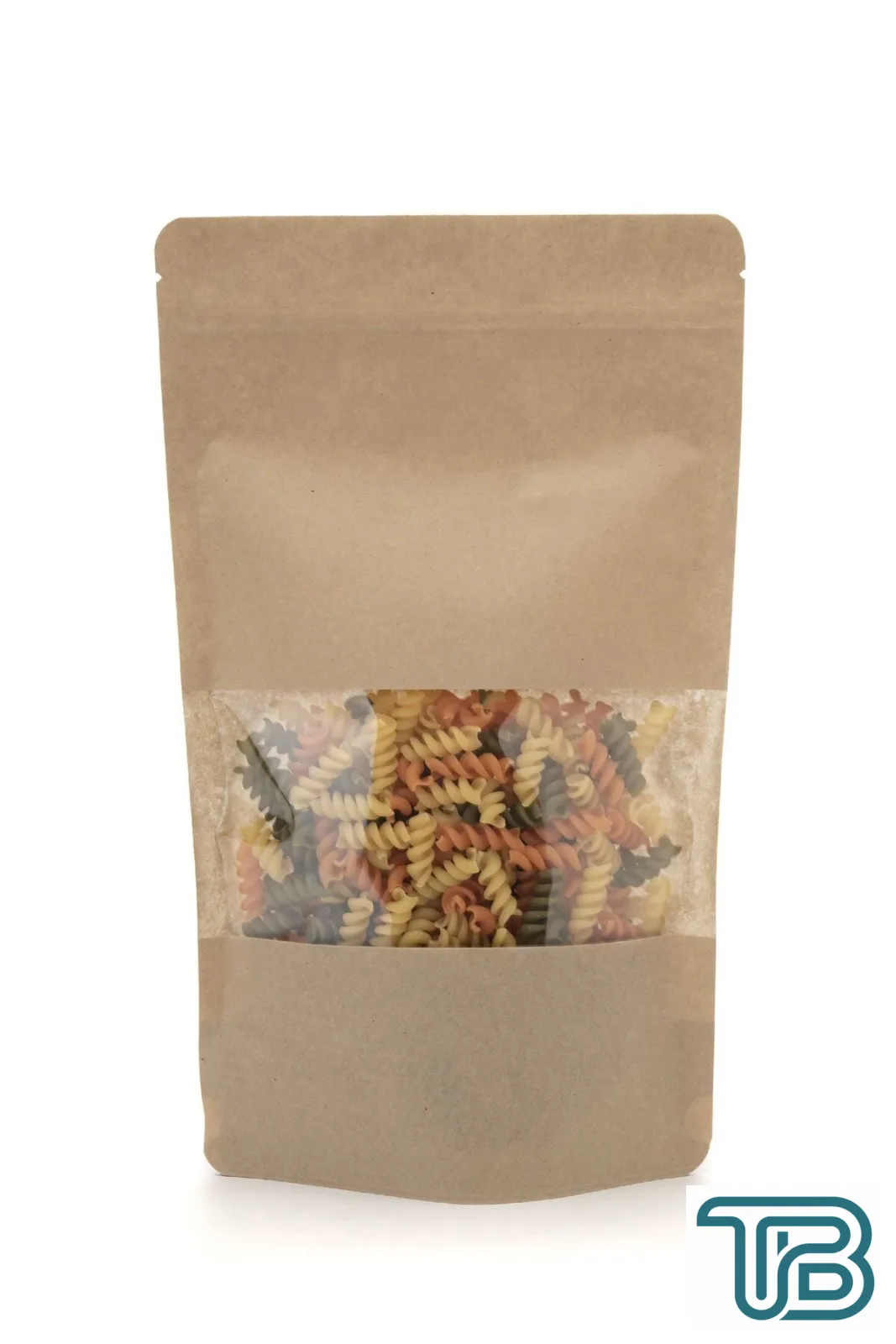 Pencereli Kraft Kilitli Doypack Ambalaj 25x34+6 cm-1500 gr. 500 Adet