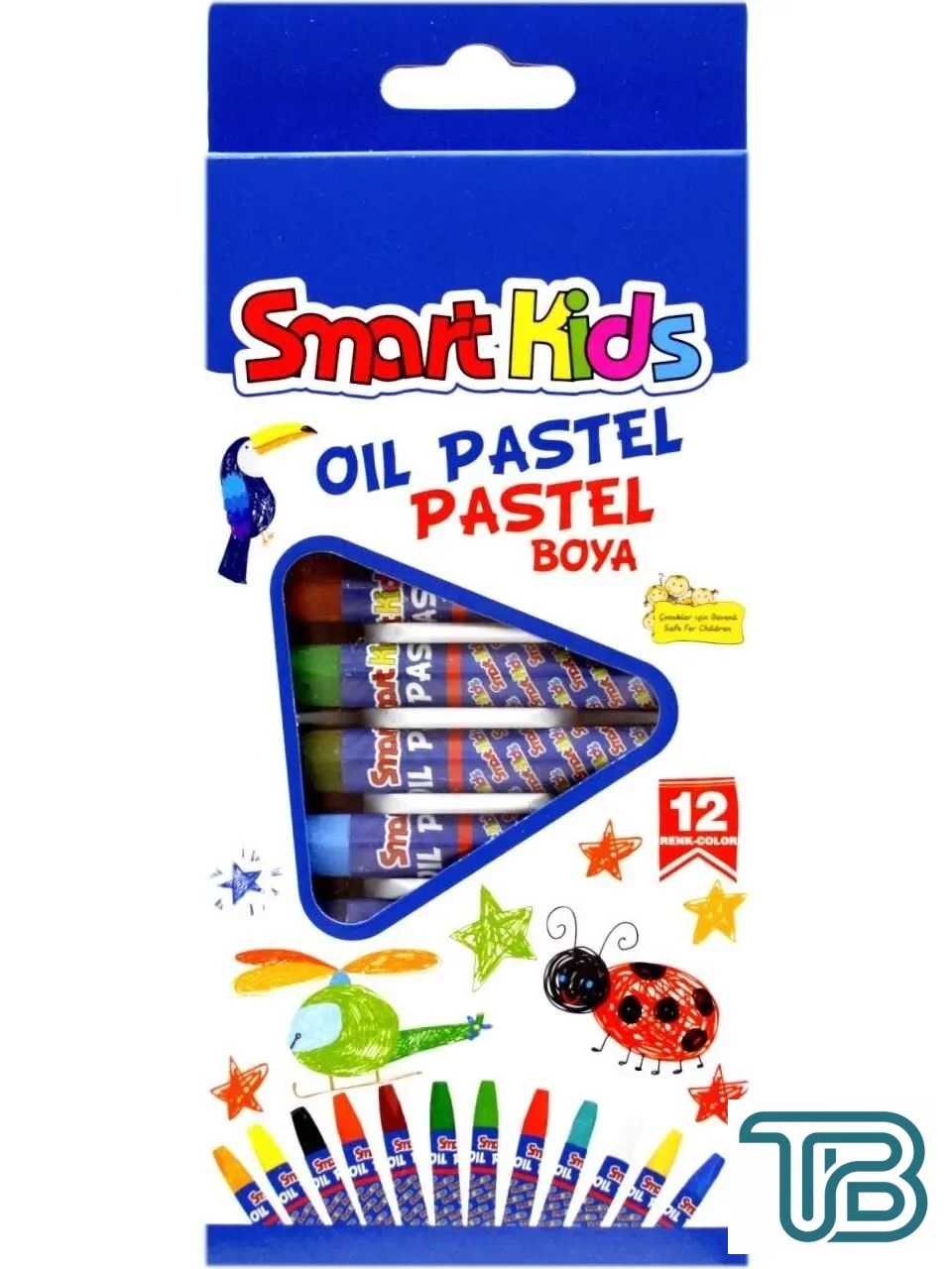 Smart Kids 3557 12 Renk Pastel Boya