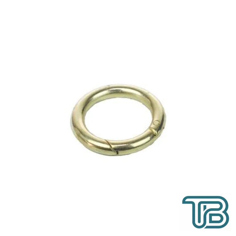 Yaylı Çanta Halkası Mekanizmalı Halka 2.7 CM (10 Adet) Gold - Eminönü ToptanS | Ticaretin Kalbinden