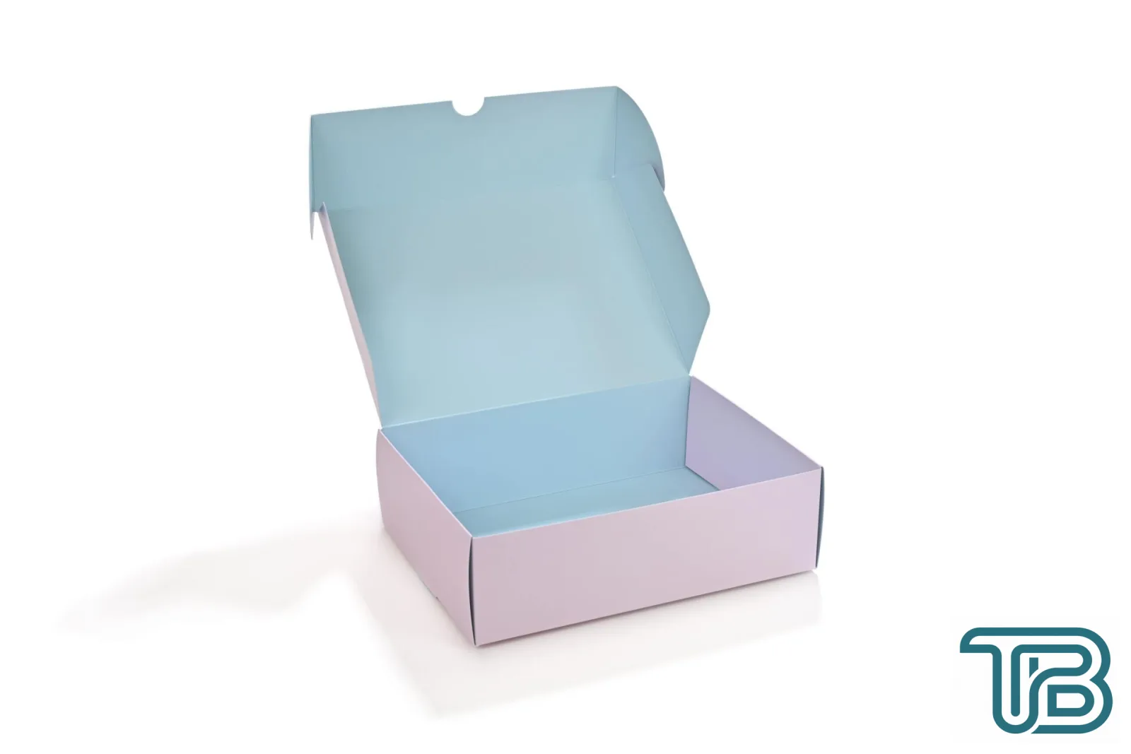 Kurabiye Kutusu Pembe-Mavi 23 x 17 cm 25 Adet