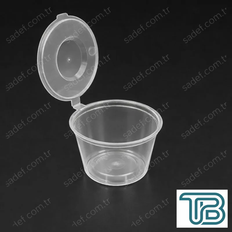 4 OZ KAPAKLI SOS KABI 120 ML PP ŞEFFAF 50 ADET X 10 PAKET