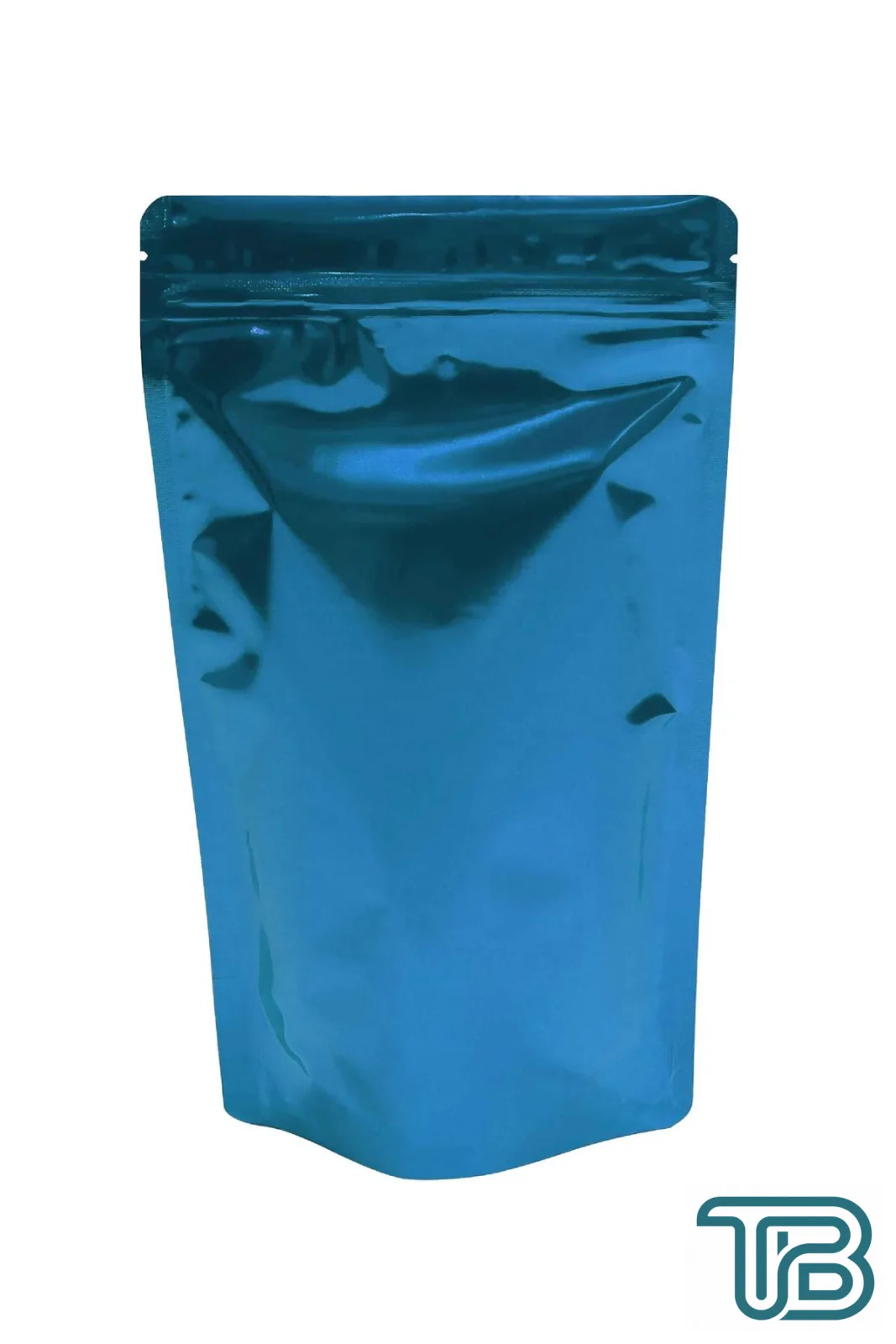 Mavi Metalize Kilitli Doypack Ambalaj 16x27+4 cm-500 gr. 1.000 Adet