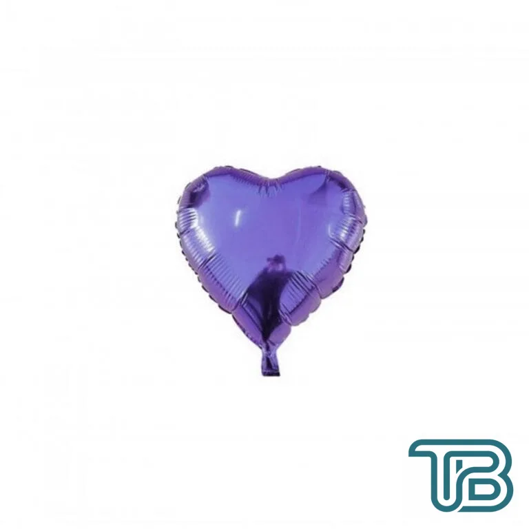 Kalp Folyo Balon Küçük Boy 45X43 Cm Mor - Eminönü ToptanS | Ticaretin Kalbinden