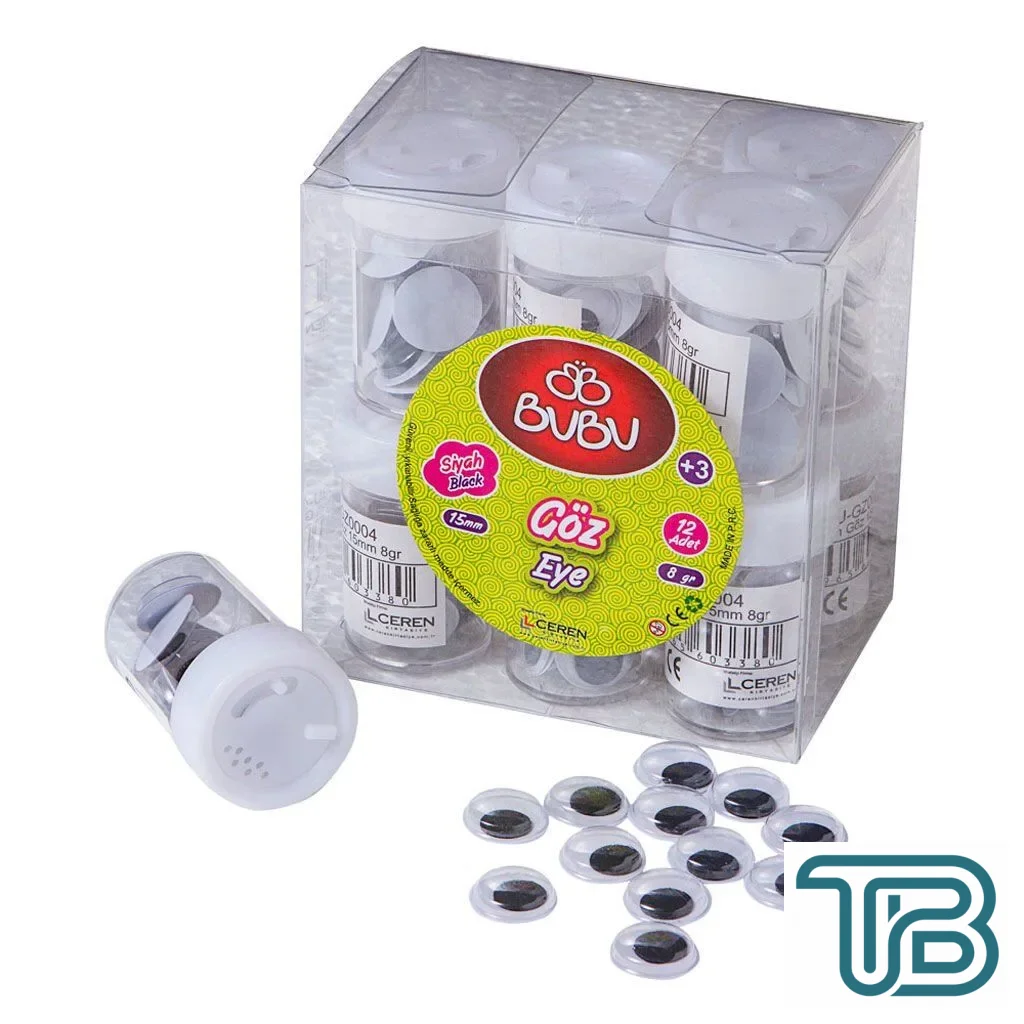 Bubu Siyah Göz GZ004 15ml 12 Adet