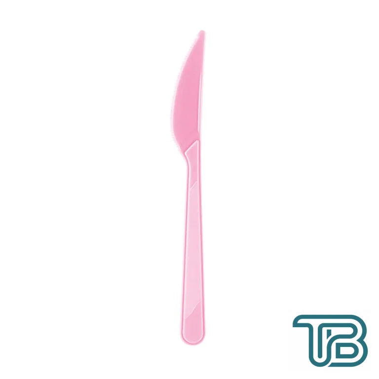 Bıçak Plastik (25 Adet) Pembe - Eminönü ToptanS | Ticaretin Kalbinden
