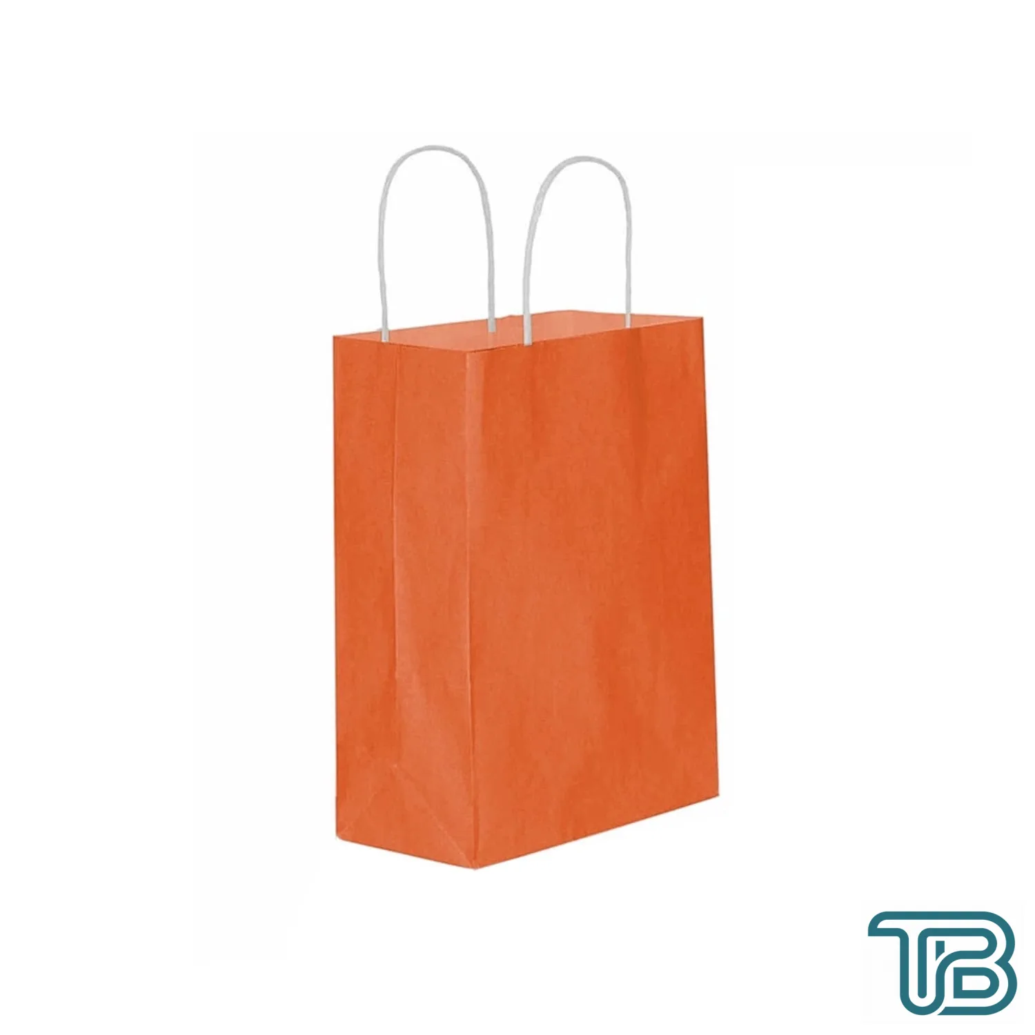 Kağıt Hediye Çantası Düz Renk Büyük Boy 25X31 CM (25 Adet) Turuncu - Eminönü ToptanS | Ticaretin Kalbinden